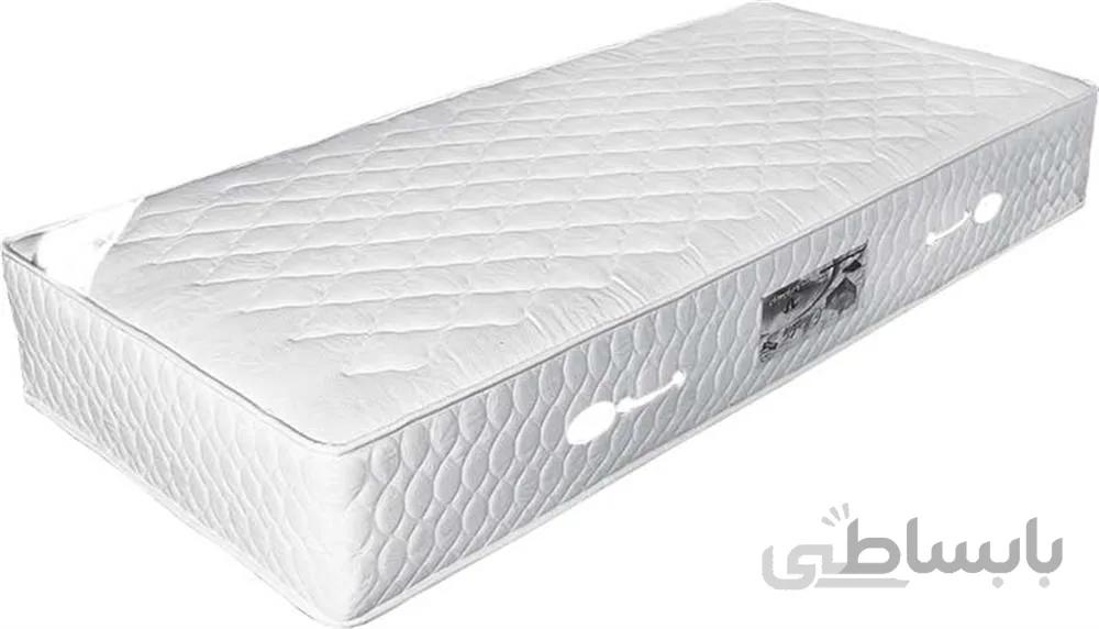 تشک خوشخواب طبی آراکس کلاس 4- حیدر خواب- پارچه پفکی طرح ترک- مجهز به سوپاپ هوا- ابعاد 40*80 ا Spring Mattress - Arax class 4 - heydarkhab - Turkish spring - Turkish design cloth - Equipped with air valve - Dimensions 80*40