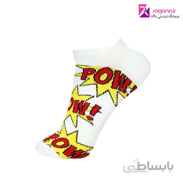 جوراب زنانه chetic طرح POW کد RG-C 91