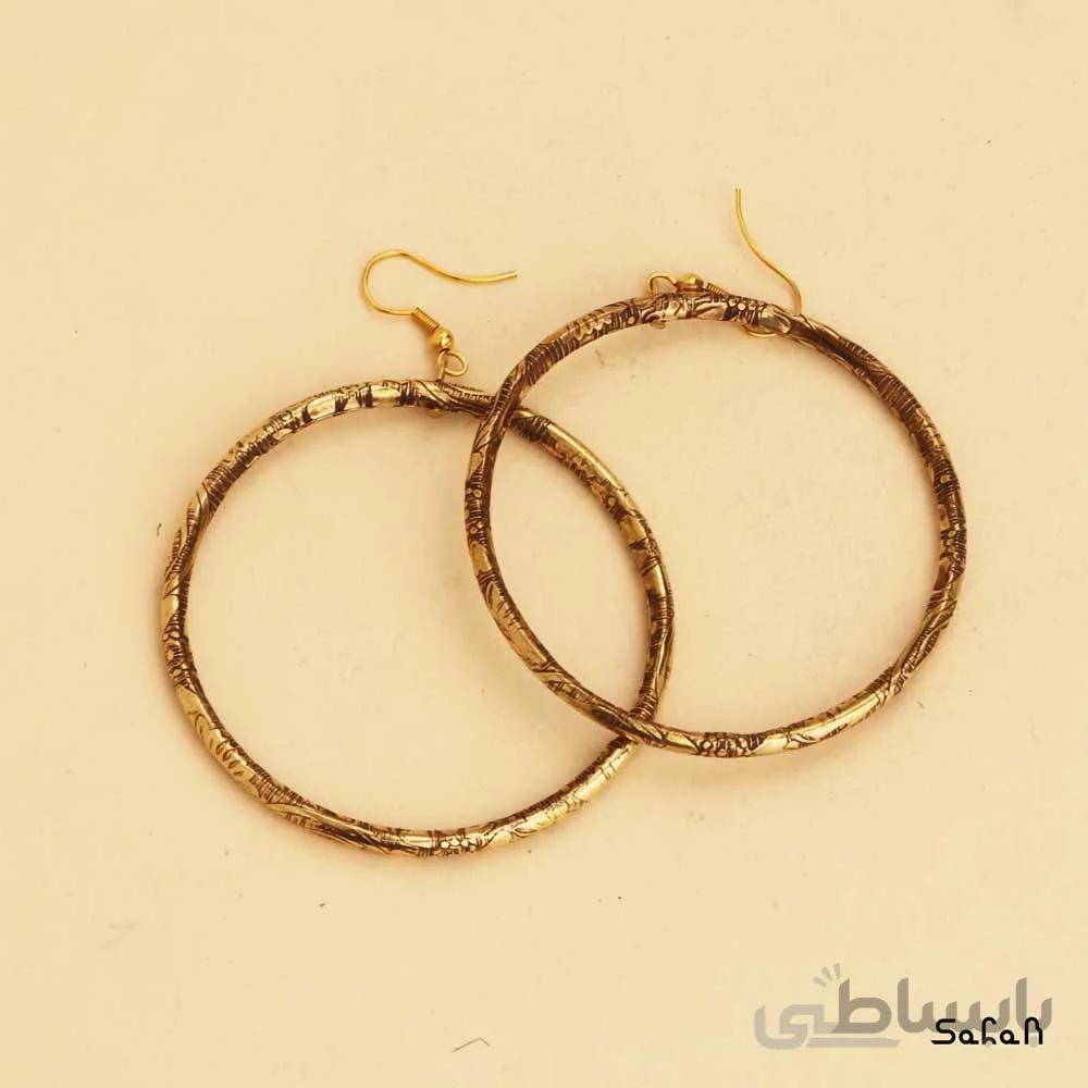 گوشواره هندی قلاب دار حلقه ایی