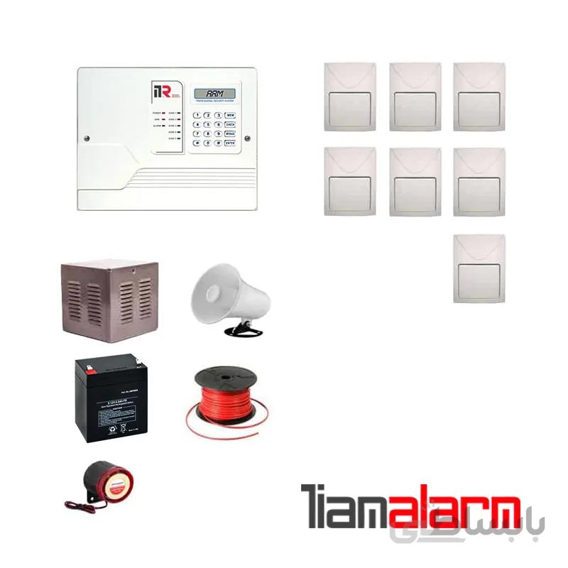 پکیج دزدگیر اماکن باسیم مدل آی تی آر سیم کارتی و تلفنی I50F7