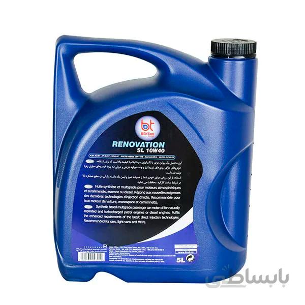 روغن موتور خودرو بهتام روانکار مدل 10W40 RENOVATION حجم 5 لیتر