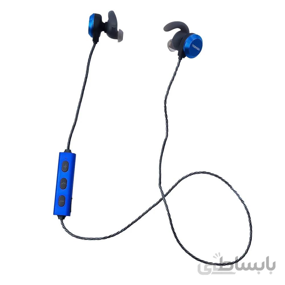 هدفون توشیبا Toshiba RZE-BT300E Wireless Magnetic Earphone Blue