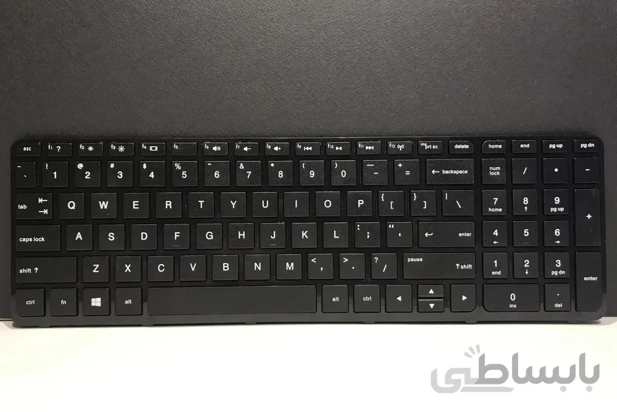 کیبورد لپ تاپ اچ پی hp pavilion 15 n اینتر کوچک