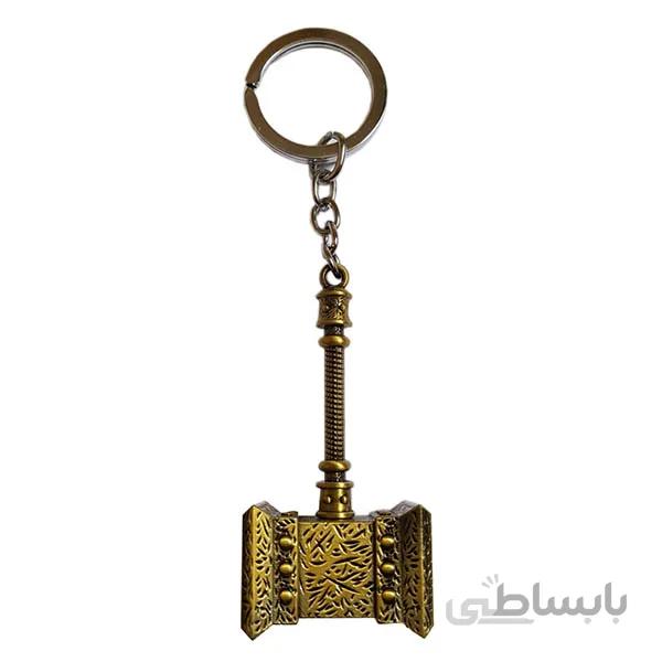 جاکلیدی طلایی طرح پتک مدل WarCraft Doom Hammer