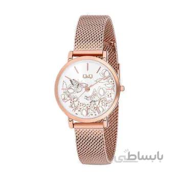 ساعت مچی عقربه ای زنانه کیو اند کیو کد qa21j041y