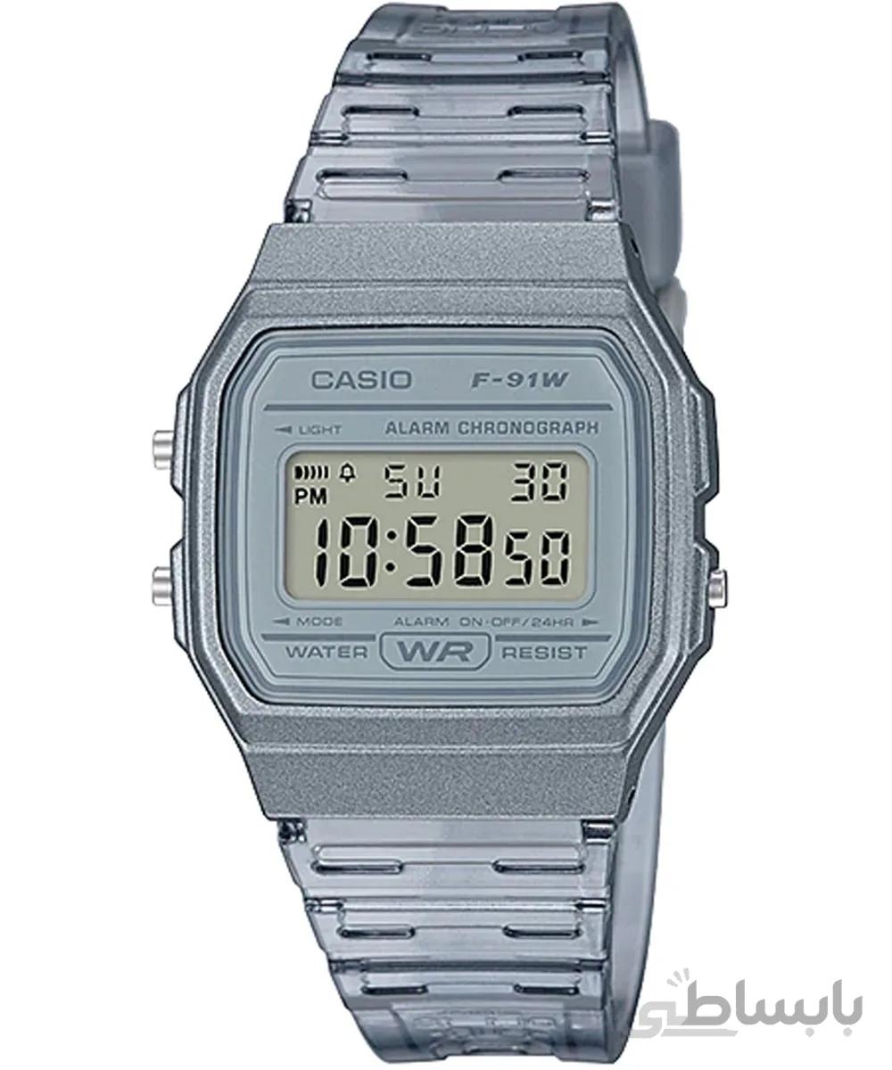 ساعت مچی کاسیو CASIO کد F-91WS-8DF ا F-91WS-8DF