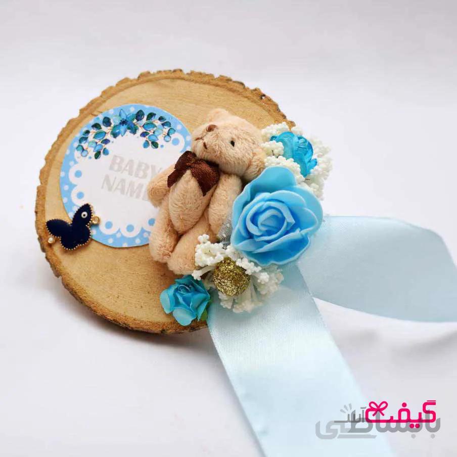 گیفت نوزادی تنه چوبی