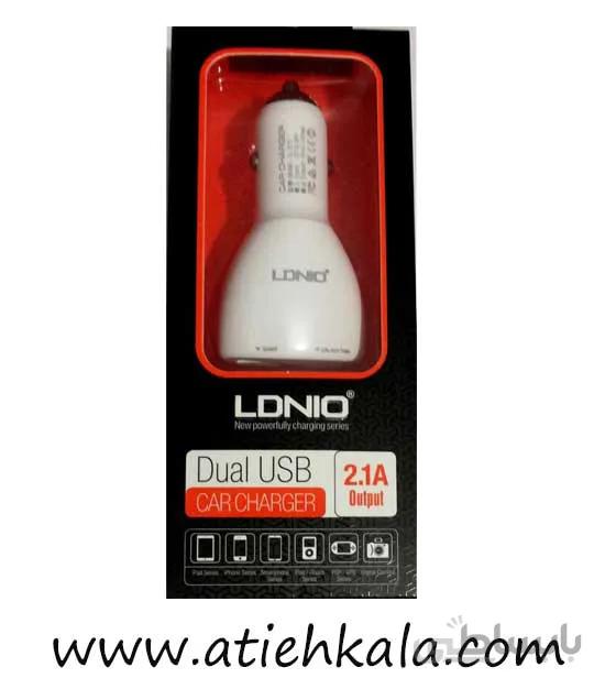 شارژر فندکی LDNIO-DL210 خروجی 2.1 آمپر LDNIO Dual USB Car Charger 2.1A DL-210