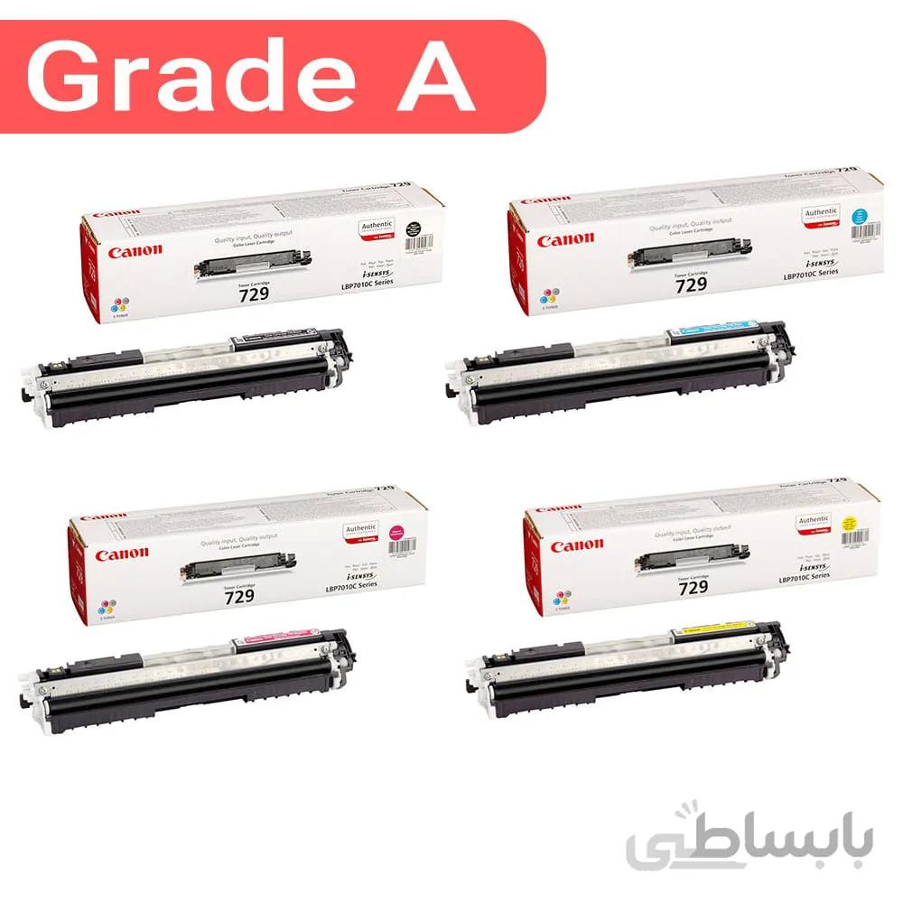 ست کارتریج تونر چهار رنگ کانن 729 Canon