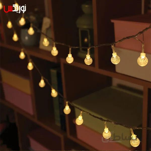 ریسه ال ای دی مدل گوی کریستال طول 5 متر