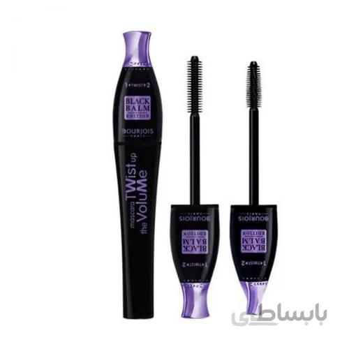 ریمل 2در1 توییست اپ بورژوا مدل Bourjois Twist Up The Volume Mascara Black Balm