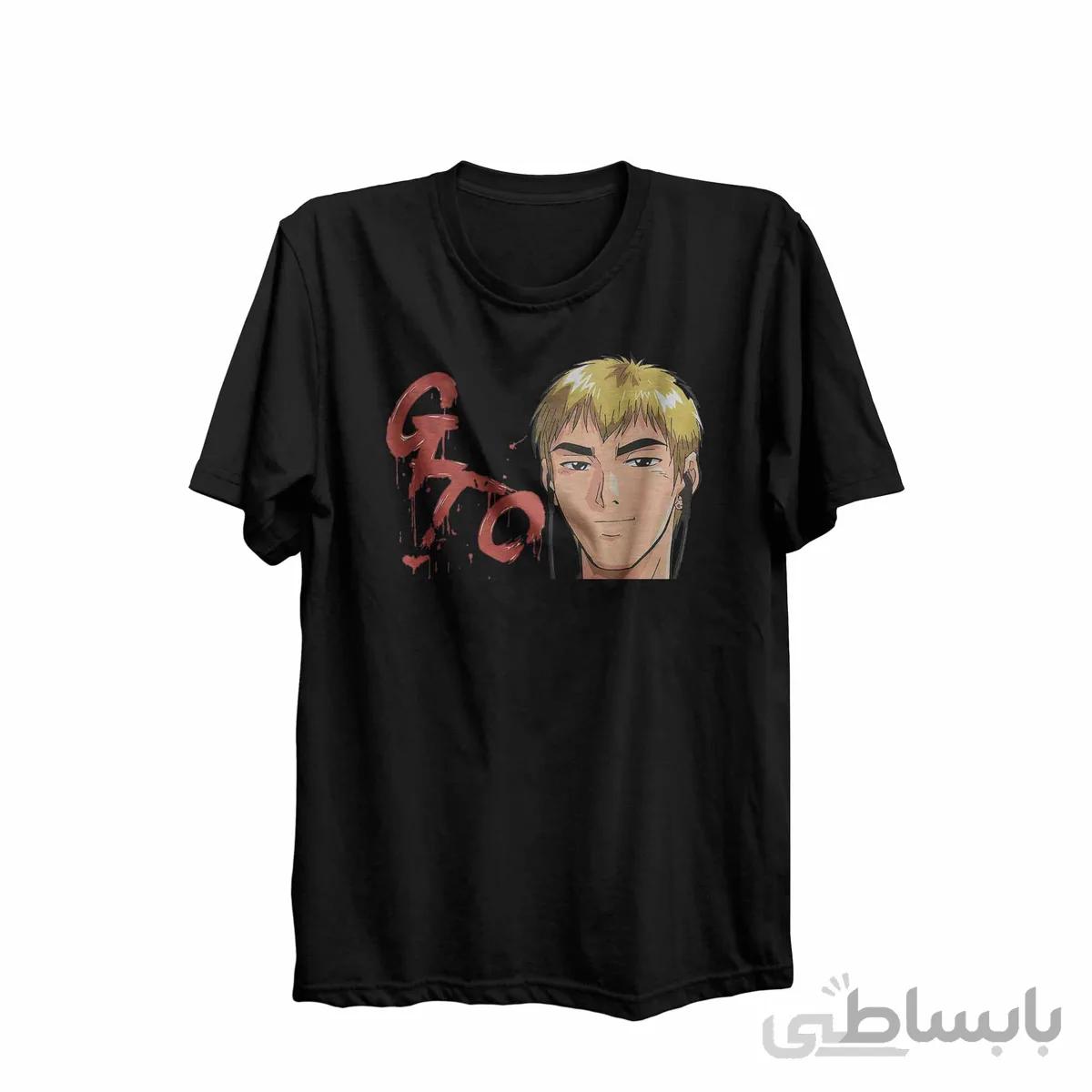 تیشرت یقه گرد مشکی طرح انیمه معلم بزرگ اونیزوکا Great Teacher Onizuka کد KCT10459 کد 285275