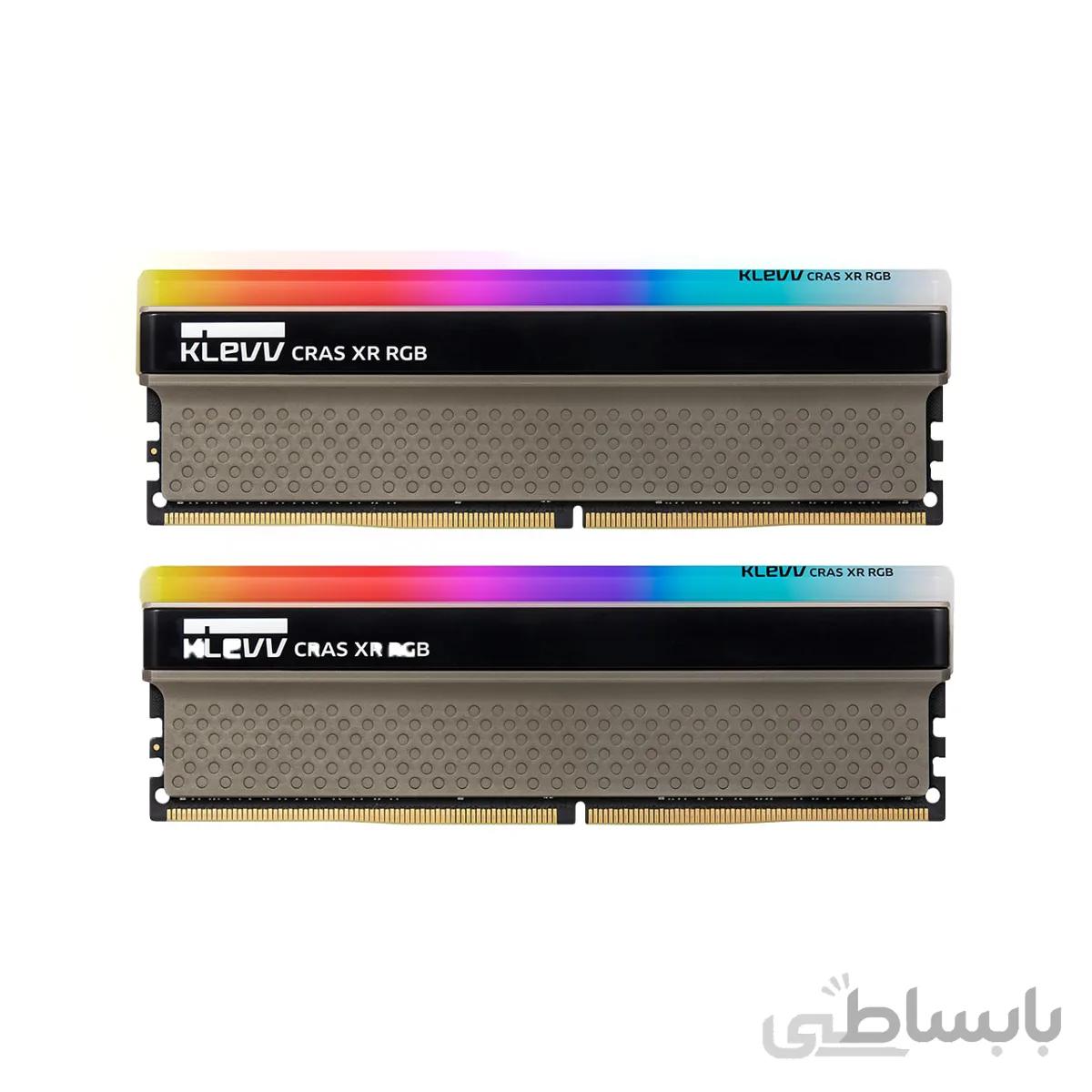 رم دسکتاپ DDR4 کلو دو کاناله 3600 مگاهرتز مدل Cras XR RGB ظرفیت 16 گیگابایت