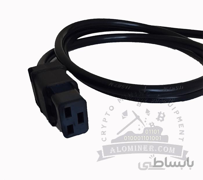 کابل برق ماینر EU to C19 3x2.5mm 1.5m