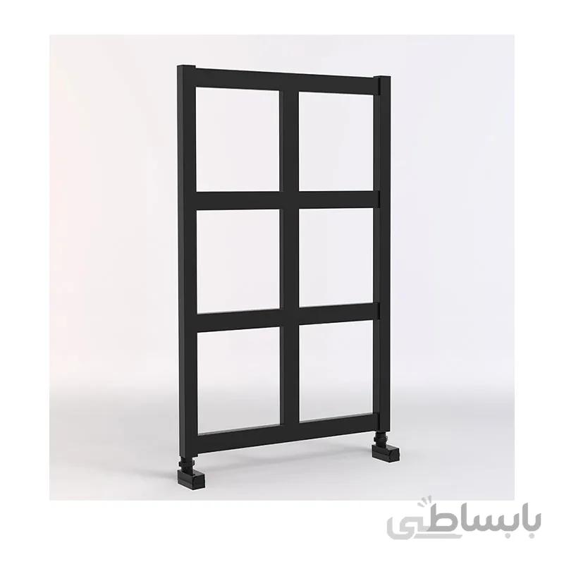 حوله خشک کن آلومینیوم مشکی ویندو