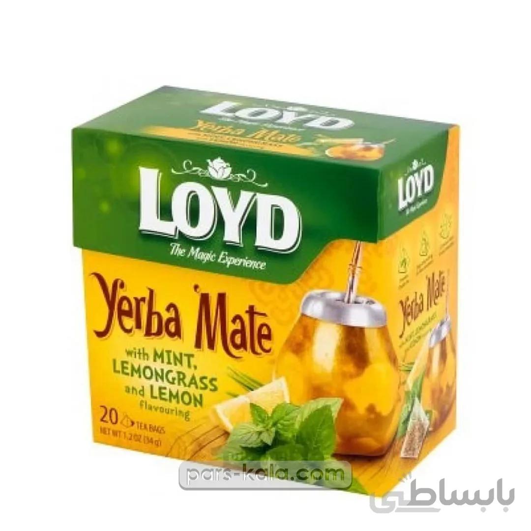 دمنوش گیاهیی لوید لیمو نعنا Loyd mint and lemon