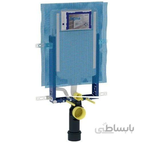 فلاش تانک توکار زمینی سیگما گبریت مدل Sigma Kombifix 8 cm کد KGE1004 ا Geberit Sigma Kombifix
