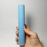شمع موم عسل آبی روشن