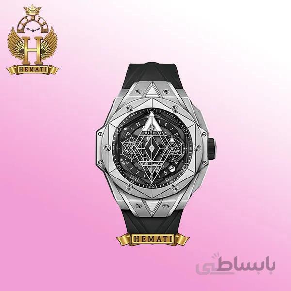 ساعت مردانه هابلوت کهکشانی Hublot Big Bang 1258421 نقره ای