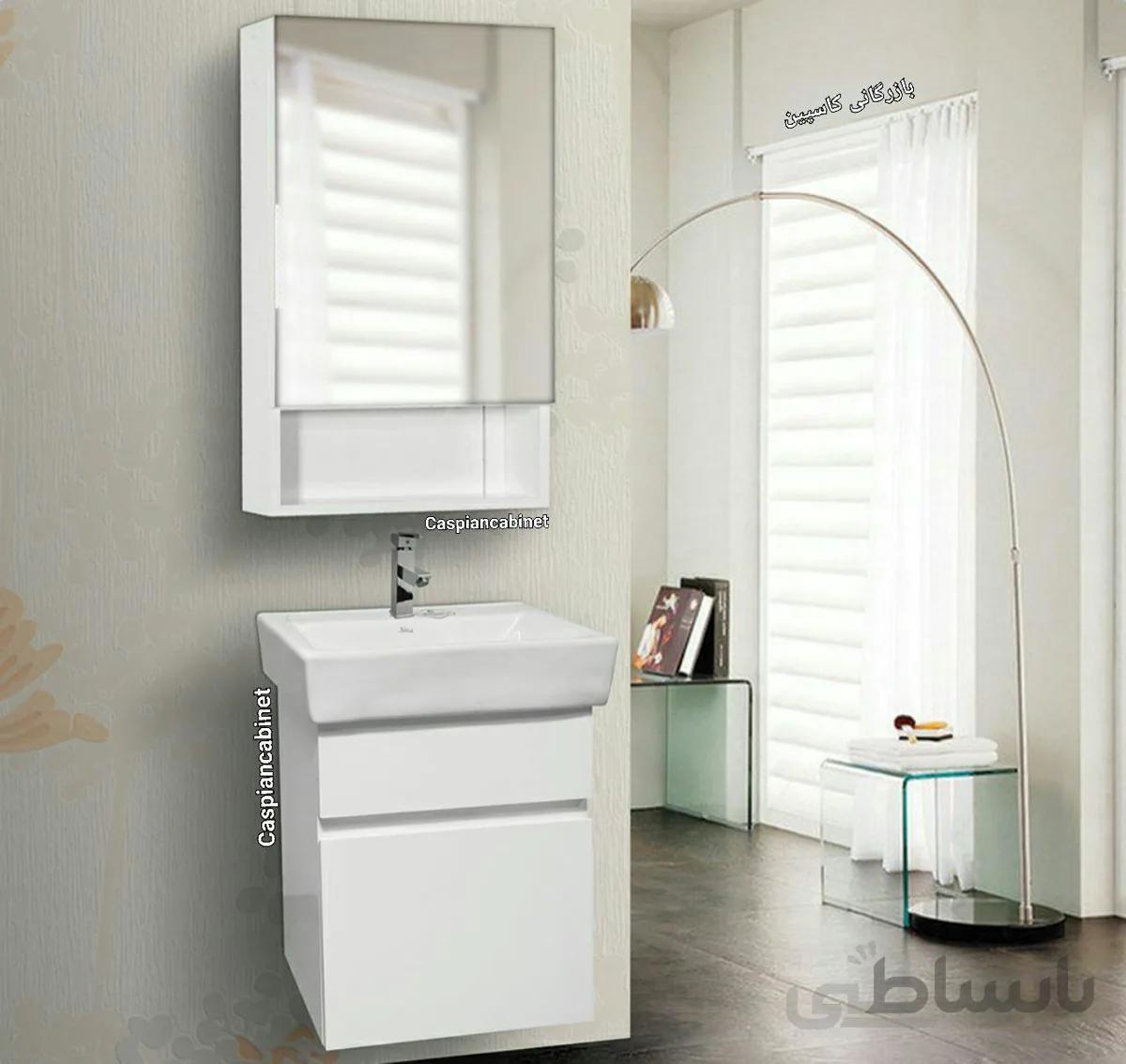 روشویی کابینت دار آتیلا دیواری47 سانت ا روشویی کابینت دار آتیلا دیواری47 سانت