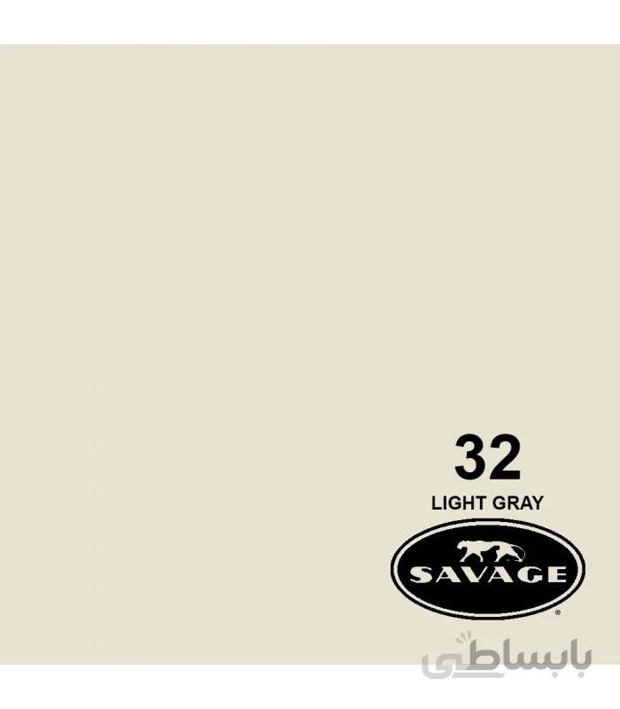 فون کاغذی SAVAGE کد رنگی ‌Light Gray 32-12