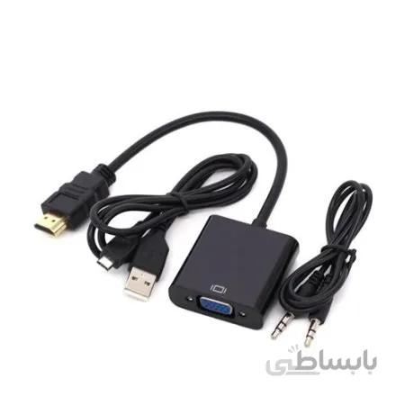تبدیل HDMI به VGA برق دار