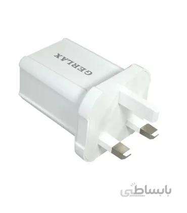 شارژر جرلکس مدل GA-01F به همراه کابل میکرو یو اس بی