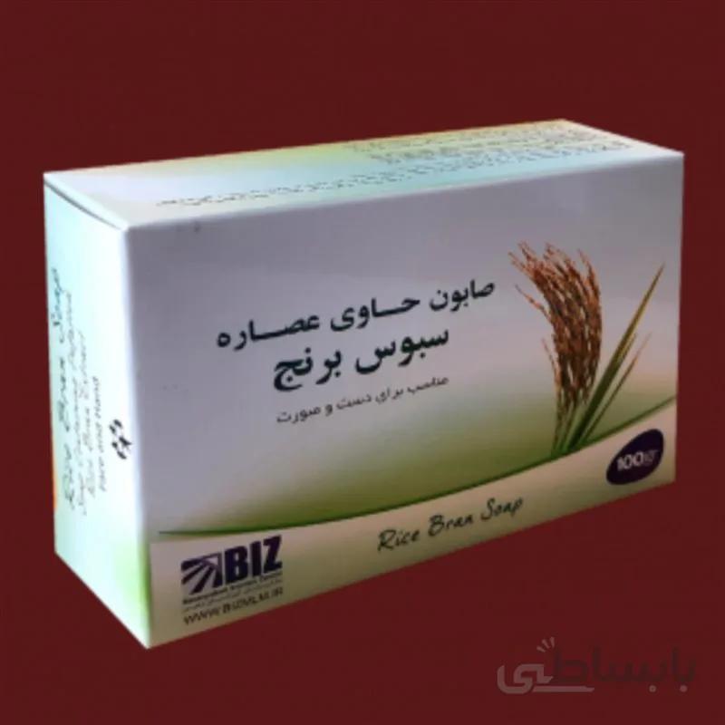 پک 3 عددی صابون دست و صورت سبوس برنج بیز BIZ کد 311043