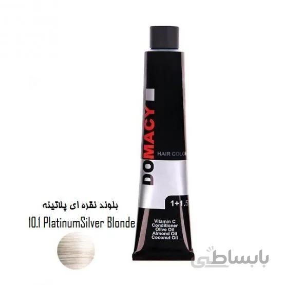 رنگ مو دوماسی سری دودی Platinum Silver Blonde Cendre 10.1