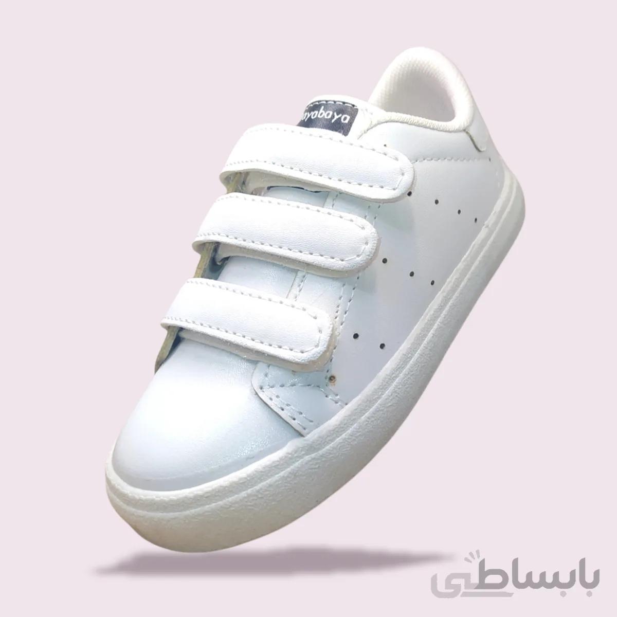 کفش راحتی مدل سه چسب بچگانه بایابایا کد JN WHIT 26