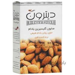 صابون گلیسیرین بادام دیترون ا Ditron Herbal Almond Oil Glycerine Transparent Soap
