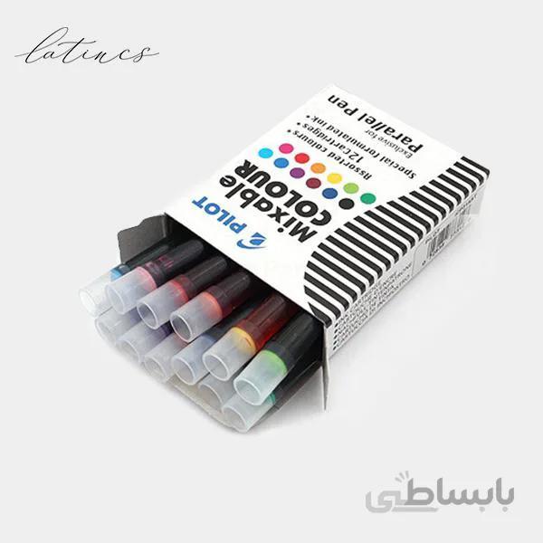 پک جوهر قلم پارالل پایلوت -۱۲ رنگ