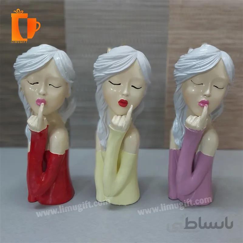 مجسمه پلی استری دختر ناز