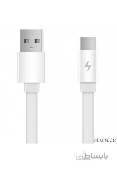 کابل فلت فست شارژ میکرو یو اس بی ۱ متری AL600 و 30 سانتیمتری AL610 زدمی شیاومی شیائومی | Xiaomi ZMi MicroUsb Flat AL600 100CM AL610 30CM Fast Charging Cable