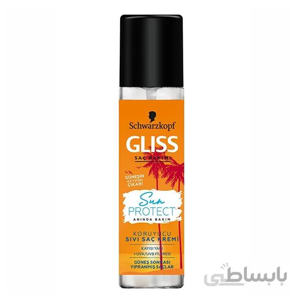 اسپری مو شوارزکوف گلیس Sun protect حجم 200 میلی لیتر