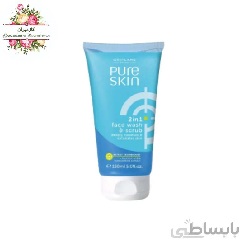 فیس واش و اسکراب ۲ در ۱ پیوراسکین اوریفلیم ۳۲۶۴۷