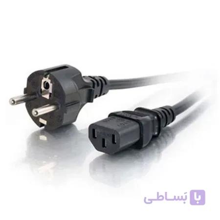 کابل برق سه پین منبع تغذیه کامپیوتر مدل 1.5 متری