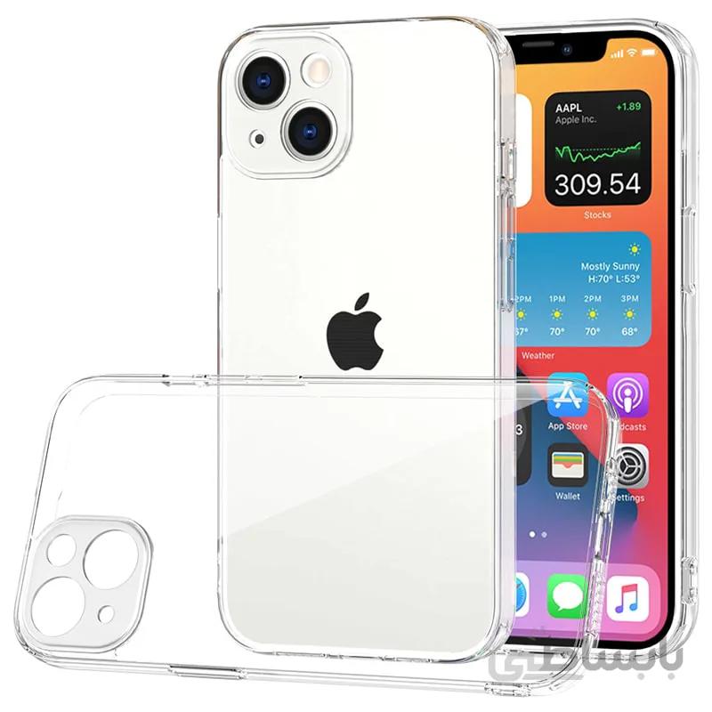 قاب گوشی آیفون IPHONE 13 MINI مدل ژله ای شفاف (کپسولی)