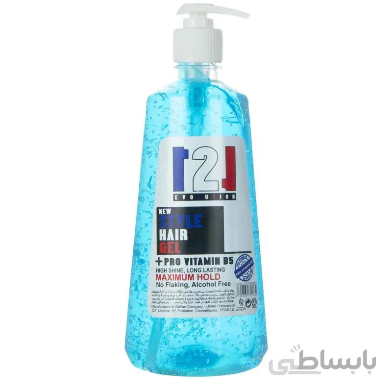ژل مو حالت دهنده 121 مدل Max Hold حجم 750 میل ا 121 Maximum Hold Hair Styling Gel-750ML