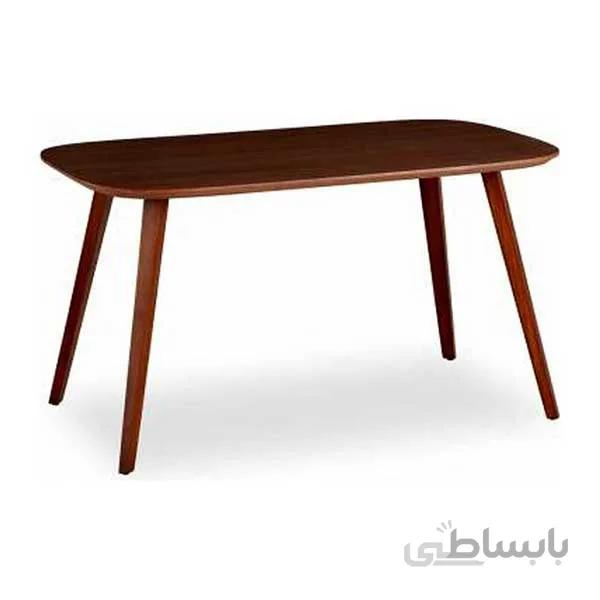 میز مستطیل نظری مدل ساین تمام چوب