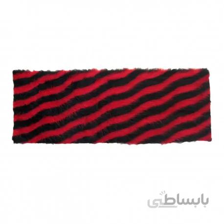 خز راه راه قرمز مشکی