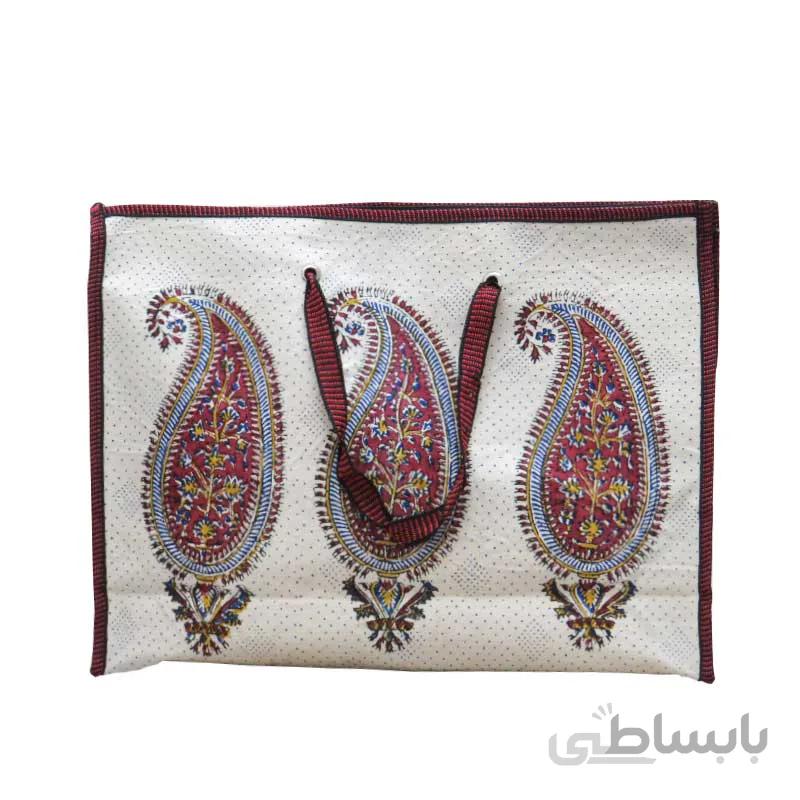 کیف قلمکار ممتاز اصفهان دسته بندی سایز 35*45 سانتی متر کد K3