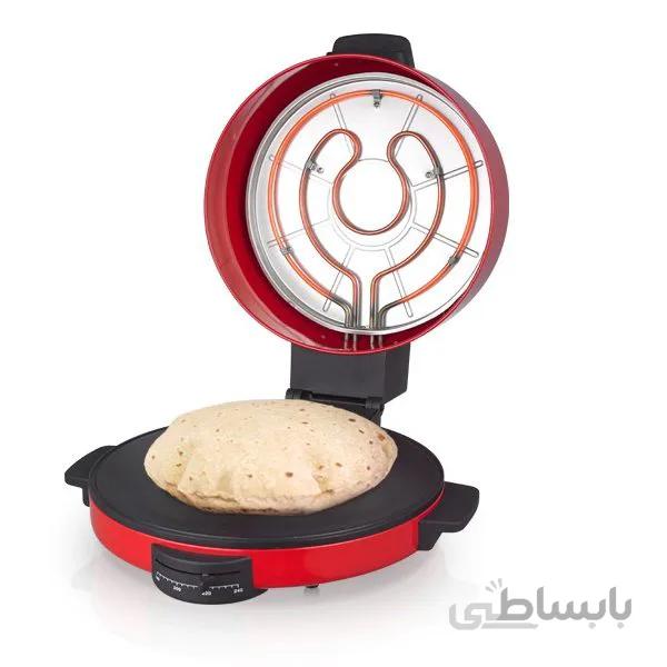 نان پز و پیتزا ساز روتی میکر سه کاره Saachi ساچی NL-RM-4980G با قطر 40 سانت