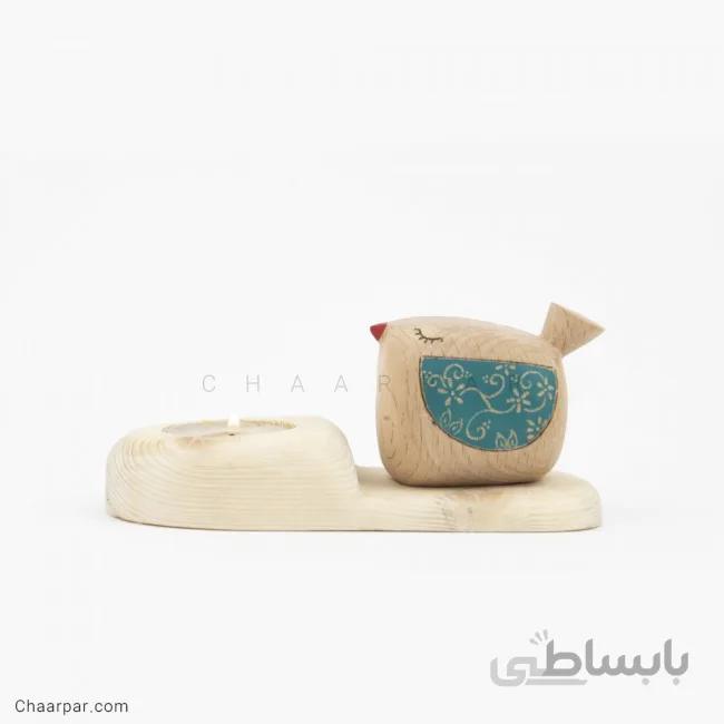 جاشمعی پرنده بال رنگی(چشم بسته)