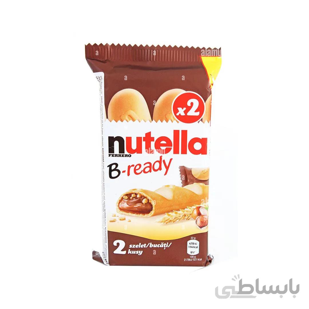 بیسکویت شکلات ۲ عددی نوتلا بی ردی Nutella B-Ready
