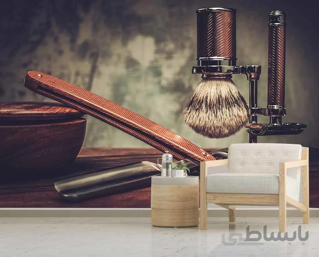 کاغذ دیوازی سه بعدی طراحی اختصاصی برای ارایشگاه