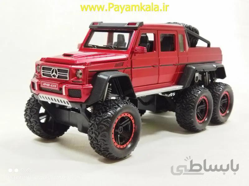 ماشین فلزی مرسدس بنز آفرود G63 (1:24 CHEZHI) قرمز
