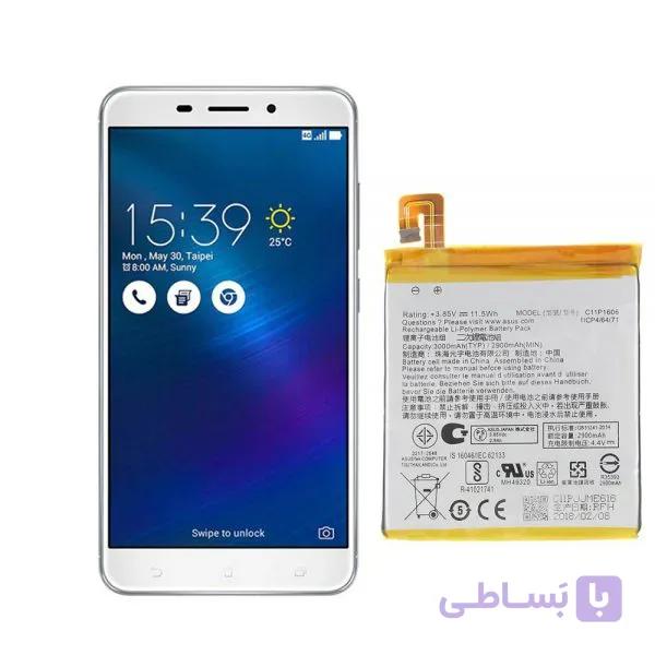 باتری اصلی ایسوس Asus Zenfone 3 Laser ZC551KL — تصویر 1