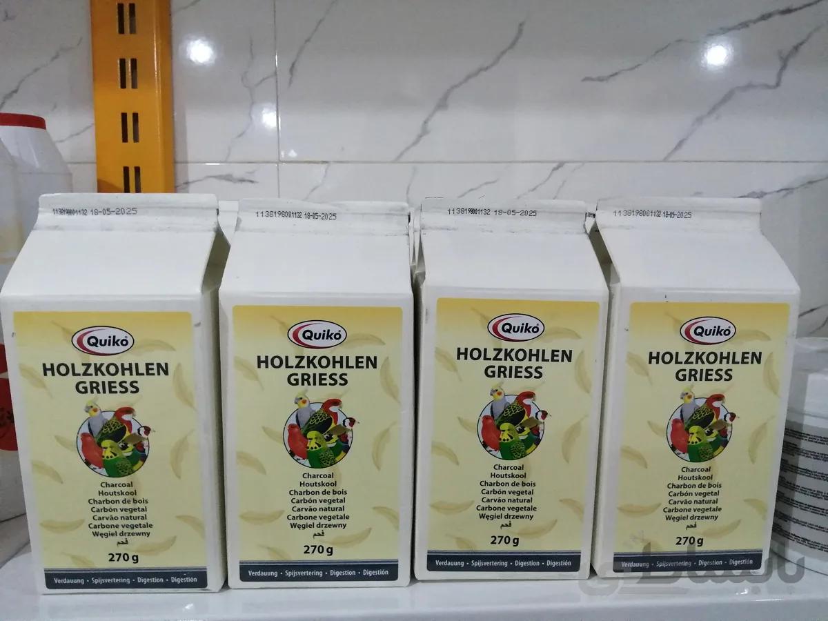 ذغال اکتیو 270 گرمی کویکو المان ا Holzkohlen griess 270g