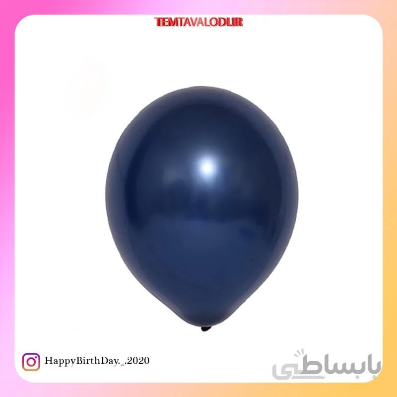 بادکنک ساده سرمه ای